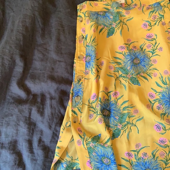 Madewell silk side button midi skirt - Picture 3 of 4